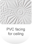 PVC facingfor ceiling